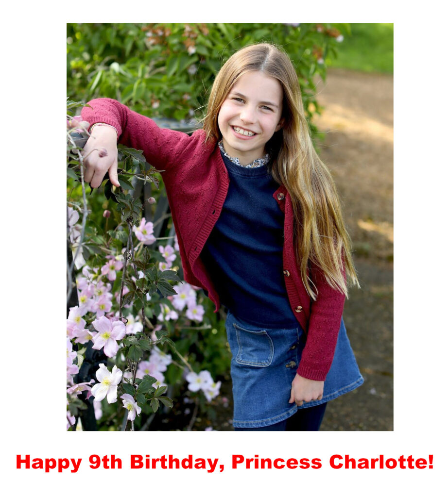 Princess Charlotte 9th Birthday